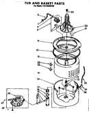Tub and basket parts