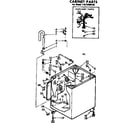 Kenmore 11072409100 cabinet parts diagram
