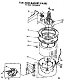 Tub and basket parts