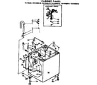 Kenmore 11072409210 cabinet parts diagram