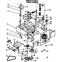 Kenmore 11072409410 drive parts diagram