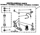 Kenmore 11072409610 miscellaneous parts diagram