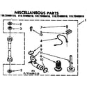 Kenmore 11072409410 miscellaneous parts diagram