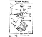 Kenmore 11072409820 pump parts diagram