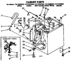 Kenmore 11072409230 cabinet parts diagram