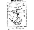 Kenmore 11072409430 pump parts diagram