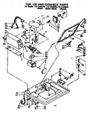 Top lid and coin box parts