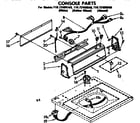 Kenmore 11072409640 console parts diagram