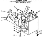 Kenmore 11072409640 cabinet parts diagram