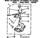 Kenmore 11072409640 pump parts diagram
