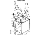 Kenmore 11072420100 cabinet parts diagram