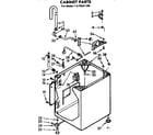 Kenmore 11072421100 cabinet parts diagram