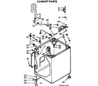 Kenmore 11072421110 cabinet parts diagram