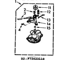 Kenmore 11072423410 pump parts diagram