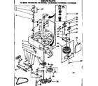 Kenmore 11072423830 drive parts diagram
