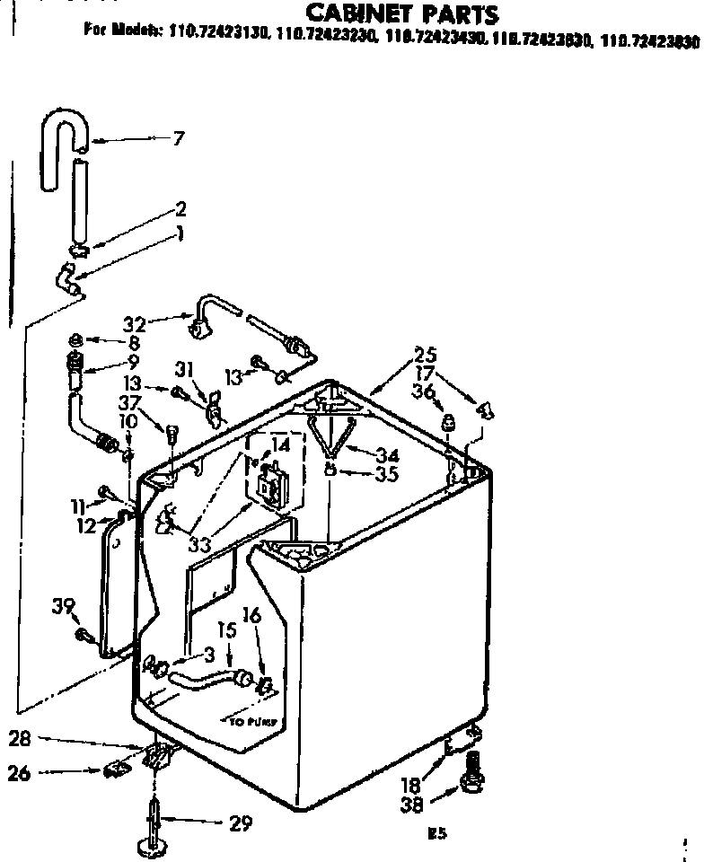 CABINET PARTS