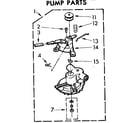 Kenmore 11072425100 pump parts diagram