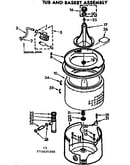 Tub and basket assembly