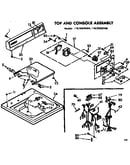 Top and console assembly