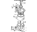Kenmore 11072430700 tub and basket assembly diagram