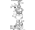 Kenmore 11072431400 tub and basket assembly diagram