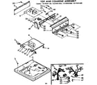 Kenmore 11072431420 top and console assembly diagram