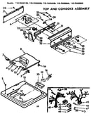 Top and console assembly