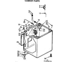 Kenmore 11072432110 cabinet parts diagram