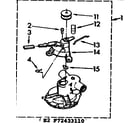 Kenmore 11072433410 pump parts diagram