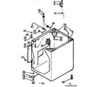 Kenmore 11073440100 cabinet parts diagram