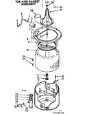 Tub and basket asm