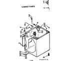 Kenmore 11072450100 cabinet parts diagram
