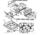 Kenmore 11072460610 top and console assembly diagram