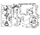 Kenmore 11072460610 water system non-suds diagram