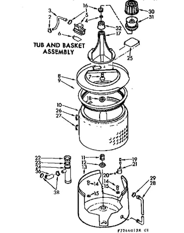 Tub and basket assembly
