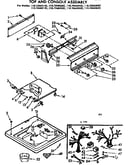 Top and console assembly