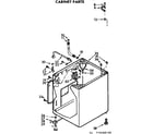 Kenmore 11073460130 cabinet parts diagram