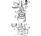 Kenmore 11073460130 tub and basket assembly diagram