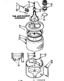 Tub and basket assembly