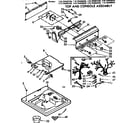 Kenmore 11072460430 top and console assembly diagram