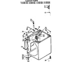Kenmore 11073461100 cabinet parts diagram