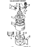 Tub and basket assembly