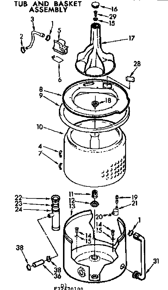 TUB & BASKET ASSEMBLY