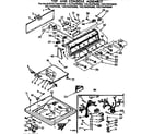 Kenmore 11073470600 top & console assembly diagram