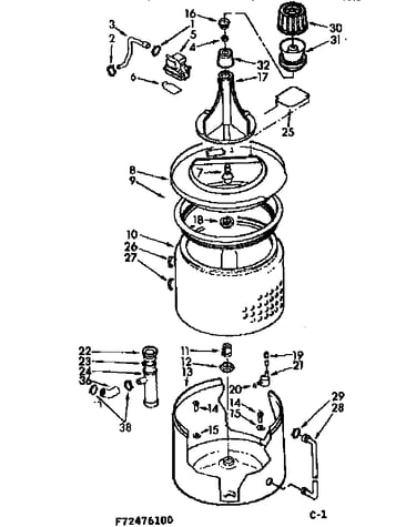 Tub and basket assembly