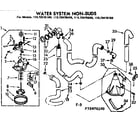 Kenmore 11072476100 water system non-suds diagram