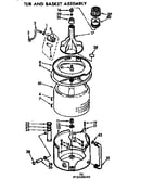 Tub & basket assm