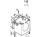 Kenmore 11072481400 cabinet parts diagram