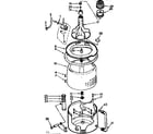 Kenmore 11072481400 tub & basket assembly diagram