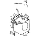 Kenmore 11072481110 cabinet parts diagram
